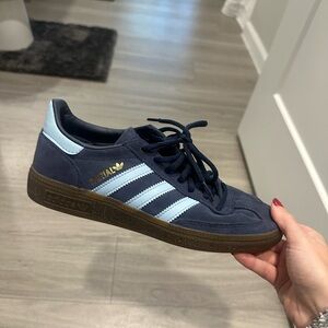 Adidas Dark Blue and Sky Blue Trainers